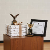 Eens een adelaar, altijd een adelaar. Bruine gesch Inpakpapier Vel