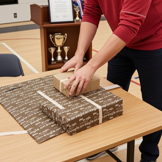 Eens een adelaar, altijd een adelaar.  cadeau inpakpapier vel