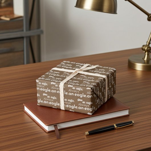 Eens een adelaar, altijd een adelaar. cadeau inpakpapier vel