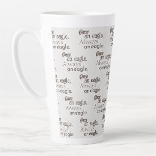 Eens een adelaar, altijd een adelaar. Inspirerend Latte Mok