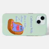 Eens een Bookie Altijd een Bookie  Case-Mate iPhone Case (Achterkant (horizontaal))