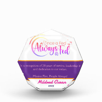 Eens een Fed altijd een Fed Acryl Prijs