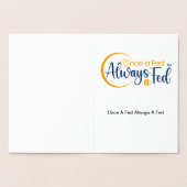 Eens een Fed, altijd een Fed Folie Kaarten (Binnen)