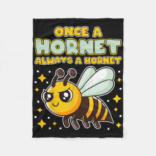 Eens een horzel, altijd een horzel terug naar scho fleece deken