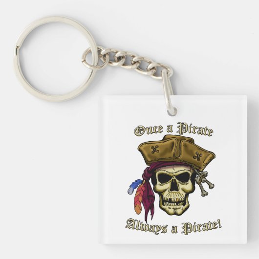 Eens Een Piraat Sleutelhanger (voorkant)