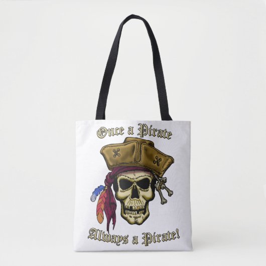Eens Een Piraat Tote Bag (Voorkant)