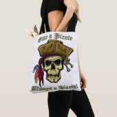 Eens Een Piraat Tote Bag (Dichtbij)