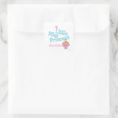 Eens een prinses vierkante sticker (Tas)