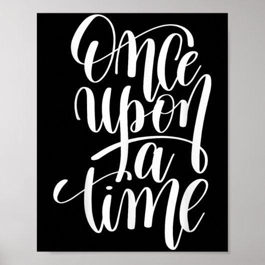Eens een tijd gif (positieve quote) poster (Voorkant)