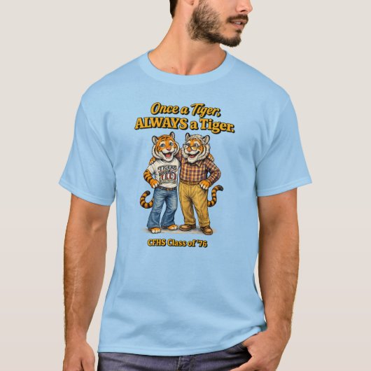 Eens een Tijger (M) T-shirt (Voorkant)