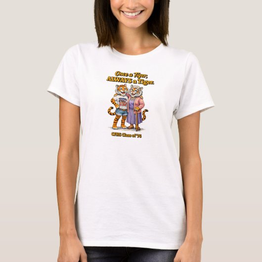 Eens een Tijger (W) T-shirt (Voorkant)