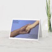 Eens in je leven vriendschap kaart (Voorkant)