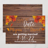 Eens In Liefde Verliefd Op De Datum Save The Date (Voorkant / Achterkant)
