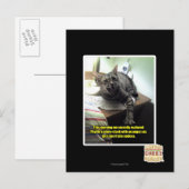 Eens kijken of ze het merkt. briefkaart (Voorkant / Achterkant)