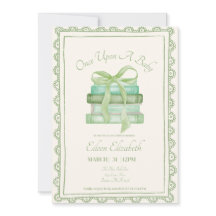 Eens Op Een Baby Baby Shower Uitnodiging 