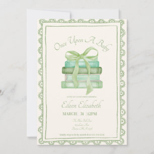 Eens Op Een Baby Baby Shower Uitnodiging