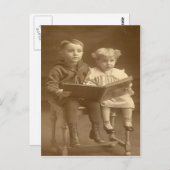 Eens op een Briefkaart van de Tijd (Voorkant / Achterkant)