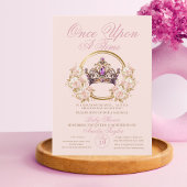 Eens Op Een Tijd Baby Meisje Shower Kaart