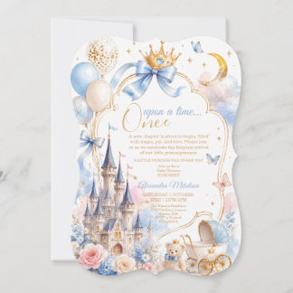 Eens Op Een Tijd Baby Shower Uitnodiging,Sprookjes Kaart