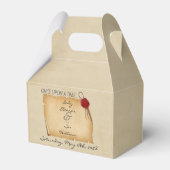 Eens Op Een Tijd Middeleeuwse Verouderde Rol Wasze Bedankdoosjes (Achterkant)