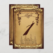 Eens op een tijd Trouwtafel nummer Briefkaart (Voorkant / Achterkant)