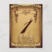 Eens op een tijd Trouwtafel nummer Briefkaart (Voorkant)