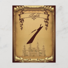 Eens op een tijd Trouwtafel nummer Briefkaart