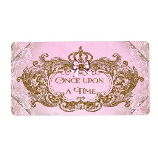 Eens op een tijd Waterfles Etiketten (Voorkant)