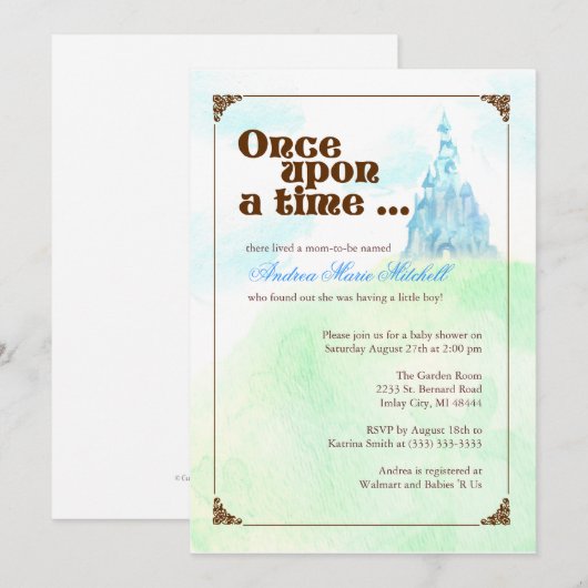 Eens op een Uitnodiging van de Tijd (Voorkant / Achterkant)