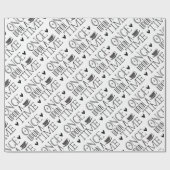 eens per keer cadeaupapier (Vlak)