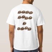 eens per keer t-shirt (Achterkant)