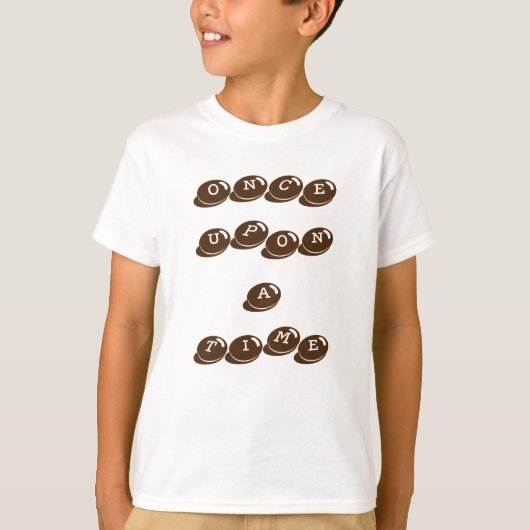 eens per keer t-shirt (Voorkant)