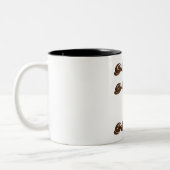 eens per keer tweekleurige koffiemok (Links)