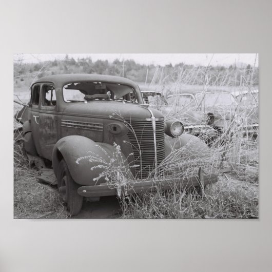 eens twee geliefden in een kus om middernacht poster (Voorkant)