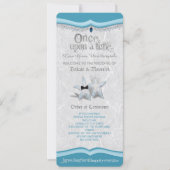 Eens Upon Een Tijd Huwelijksprogramma Kaart (Voorkant)
