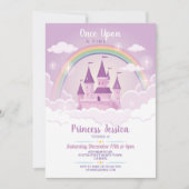 Eens Upon Een Tijd Prinses Verjaardag Kasteel Paar Kaart (Voorkant)