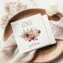 'Eens Verliefd' Herfstbloesems Pompoen Bruidsfeest Servet