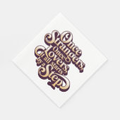 Eens vreemden minnaars stapel citaat servet (Hoek)