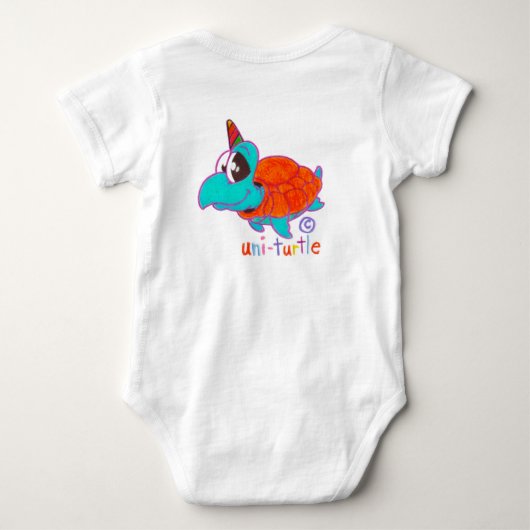 eenschildpad romper (Achterkant)