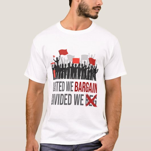 eensgezind zijn we verdeeld, we smeken om de dag v t-shirt (Voorkant)