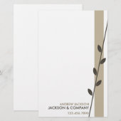 Eentakknop Briefpapier (Voorkant / Achterkant)