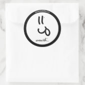 eentje met...Bella Smile Sticker (Tas)