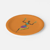 Eentje uit Afrika Papieren Bordje (Gekanteld)