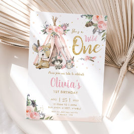 Eentje wilde eenjarig dier kaart