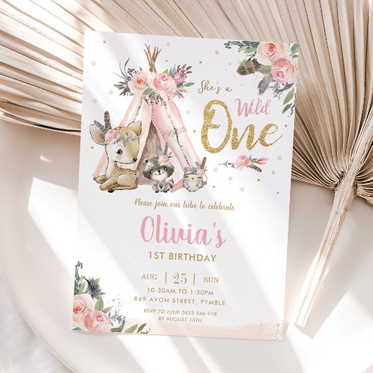 Eentje wilde eenjarig dier kaart