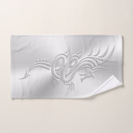 Eentrooskleurige oostelijke draak bad handdoek (Handdoek)