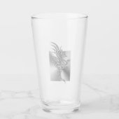 Eentrooskleurige oostelijke draak glas (Voorkant)