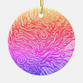 Eenviskeramische sierkunst - kunst door NessieYara Keramisch Ornament (Voorkant)