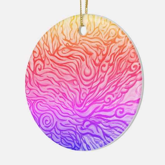 Eenviskeramische sierkunst - kunst door NessieYara Keramisch Ornament (Links)