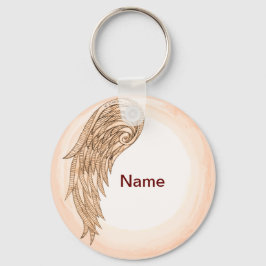 éénvleugelige engel sleutelhanger